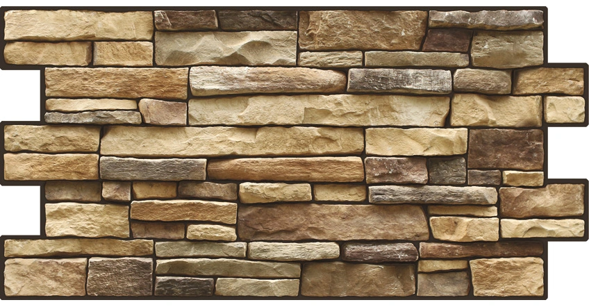 3D obkladový omyvatelný panel PVC Břidlice hnědá (960x476mm)
