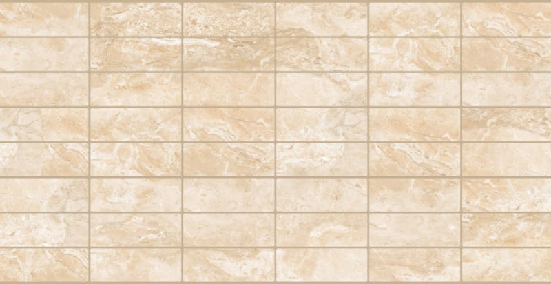 3D obkladový omyvatelný panel PVC Krémová dlaždice (955 x 480mm)