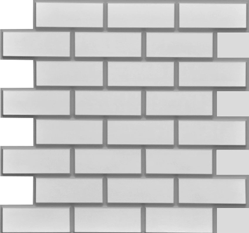 3D obkladový panel PVC Mattone 3D 595x595mm