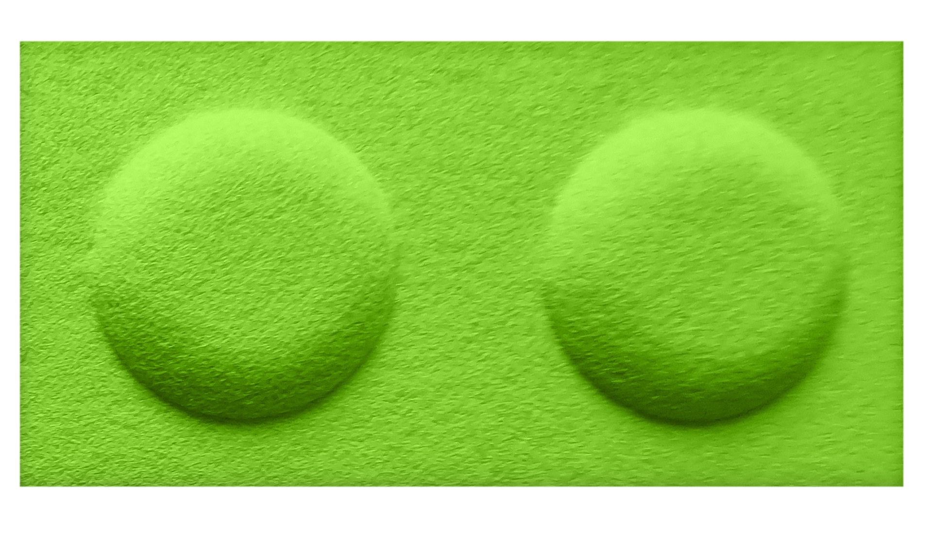 Filcový obklad Stavebnicové kostky 15x30cm Zelená