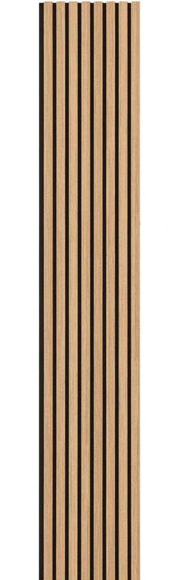 Lamelový obklad akustický T04 270x40cm Teak