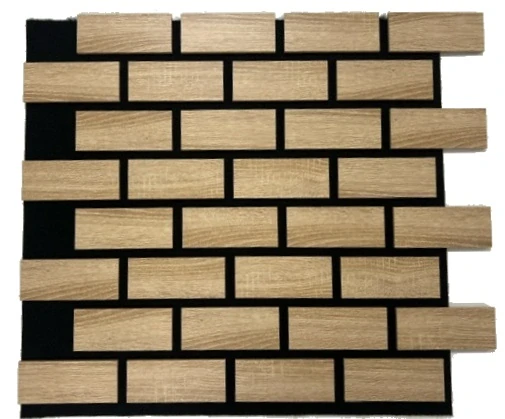 Akustický panel Cihly 667x583x9mm Dub Sonoma