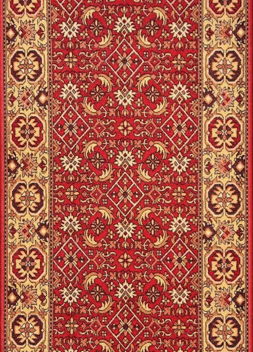 Běhoun BIDJAR 10 šíře 67cm červený
