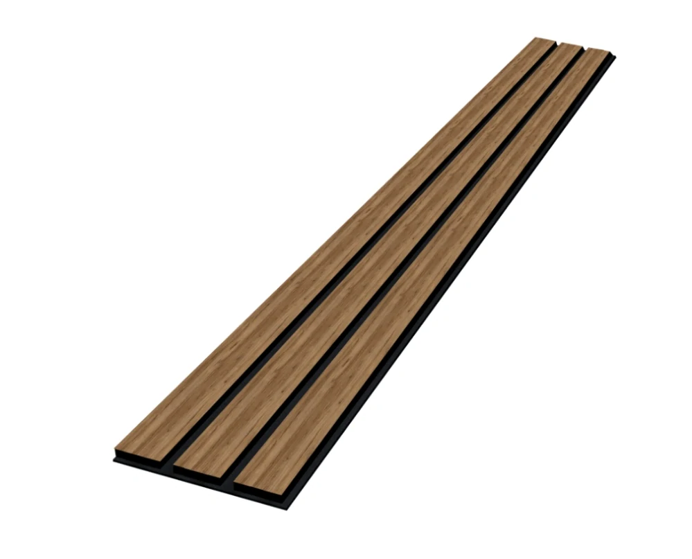 Lamelový obklad akustický 270x30cm Dub široká lamela