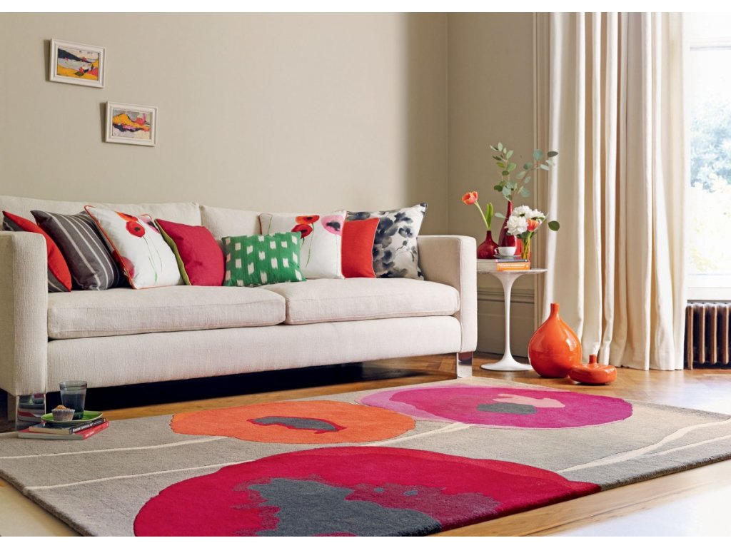 Brink&Campman Sanderson Poppies  45700 red/orange