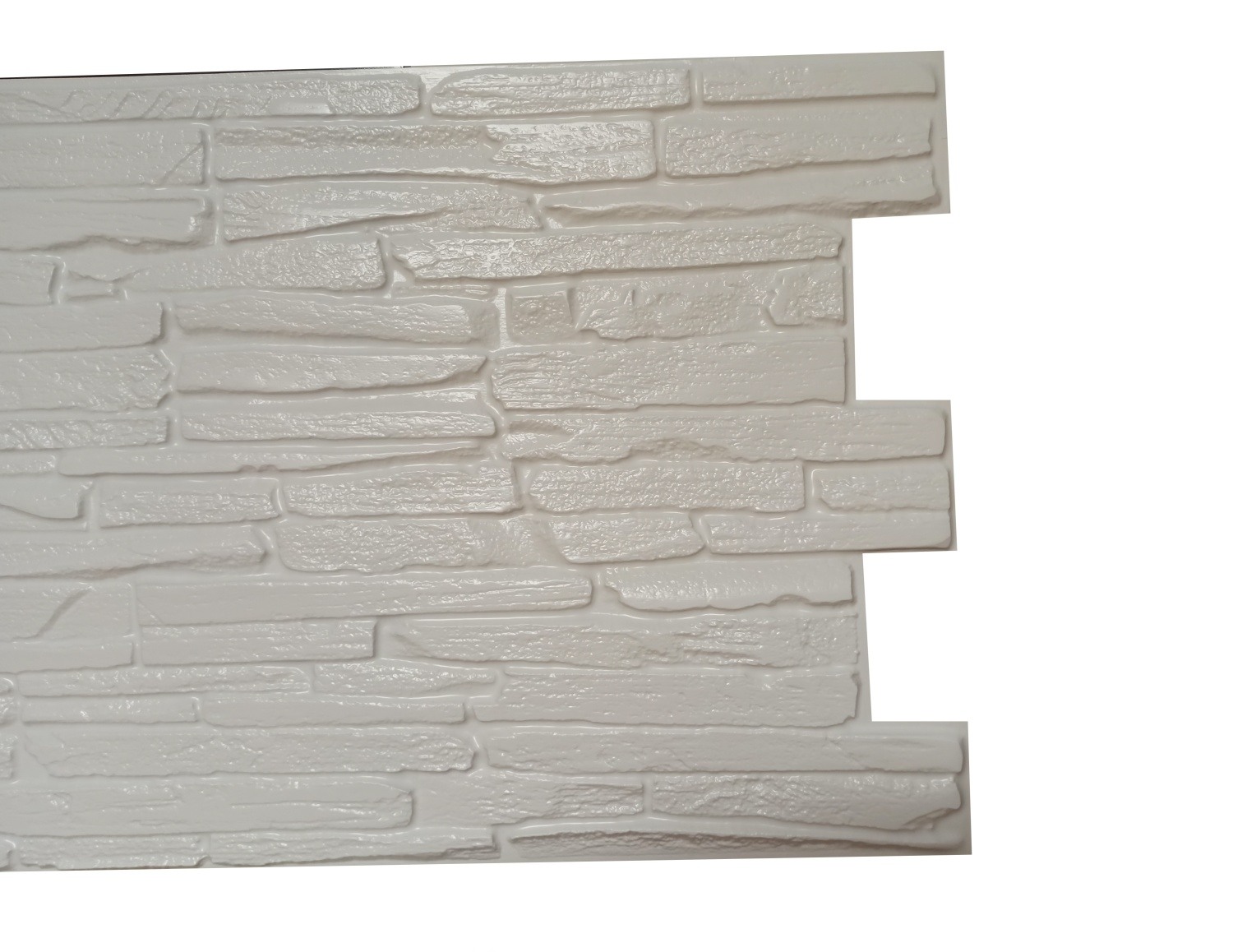 3D obkladový omyvatelný panel PVC Křemen bílý 980x500mm