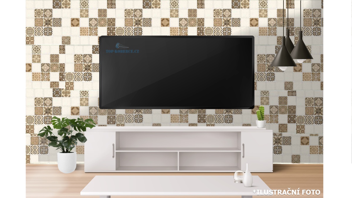 3D obkladový omyvatelný panel PVC Babylon (955 х 480 mm)