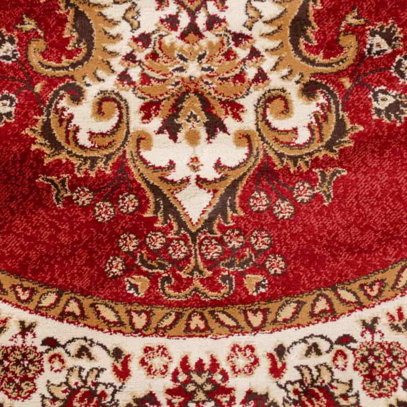 Jutex Medailon kruh 6985A 190cm červeno-krémový