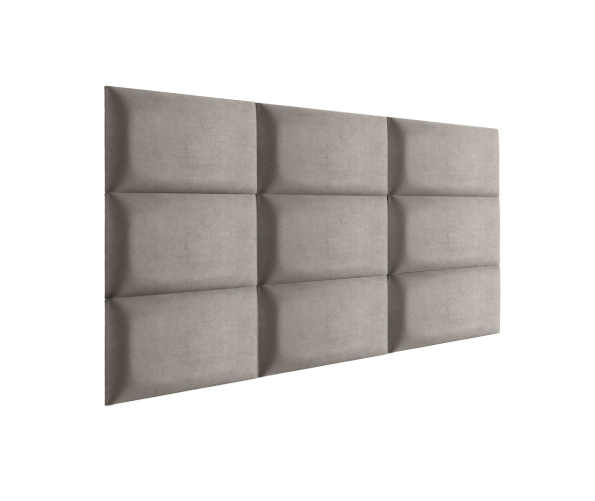 Čalouněný panel Jasmine 23 30x50cm šedo-béžový