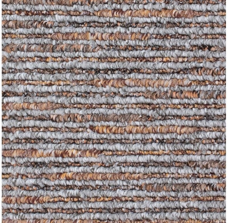 Spoltex Lines 69 metráž šedo-hnědý