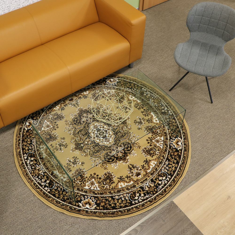 Koberec Escape kruh 510480 béžová