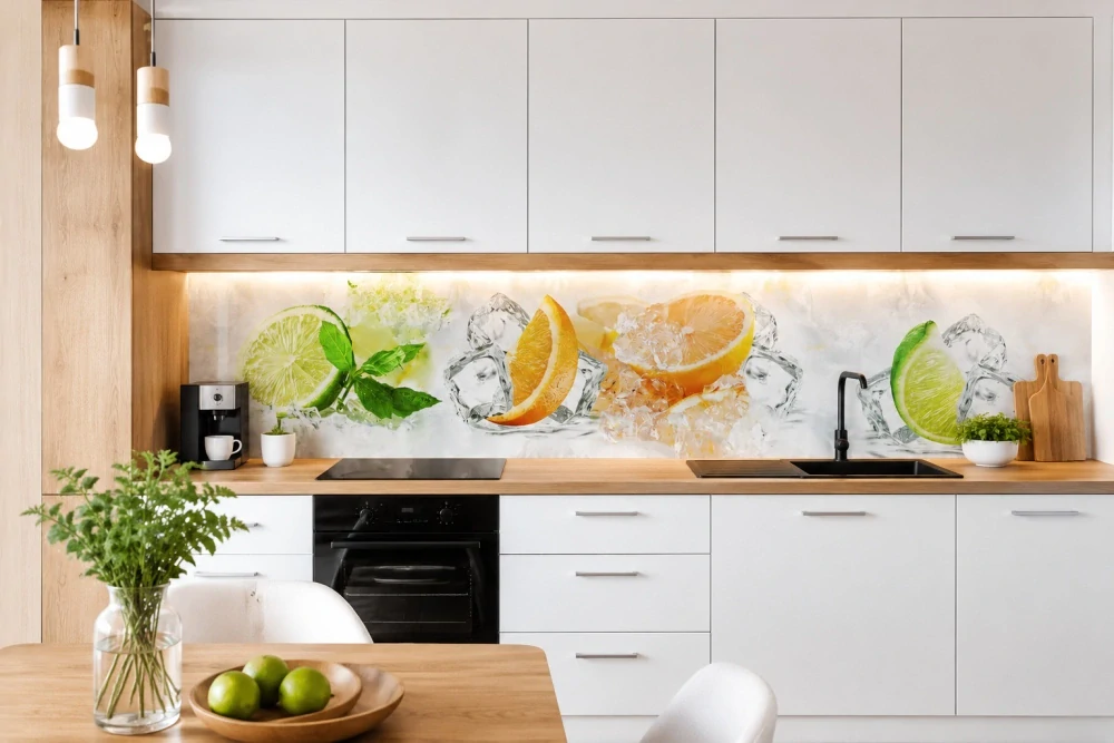 Kuchyňský obkladový panel ABS plast Čerstvé Citrusy 3000x600mm 1,50mm