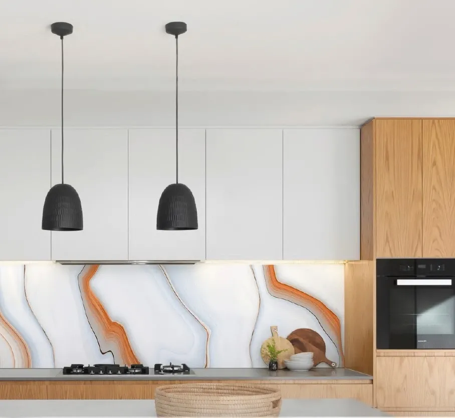 Kuchyňský panel ABS plast Bianco Marble 3000x600mm 1,5mm