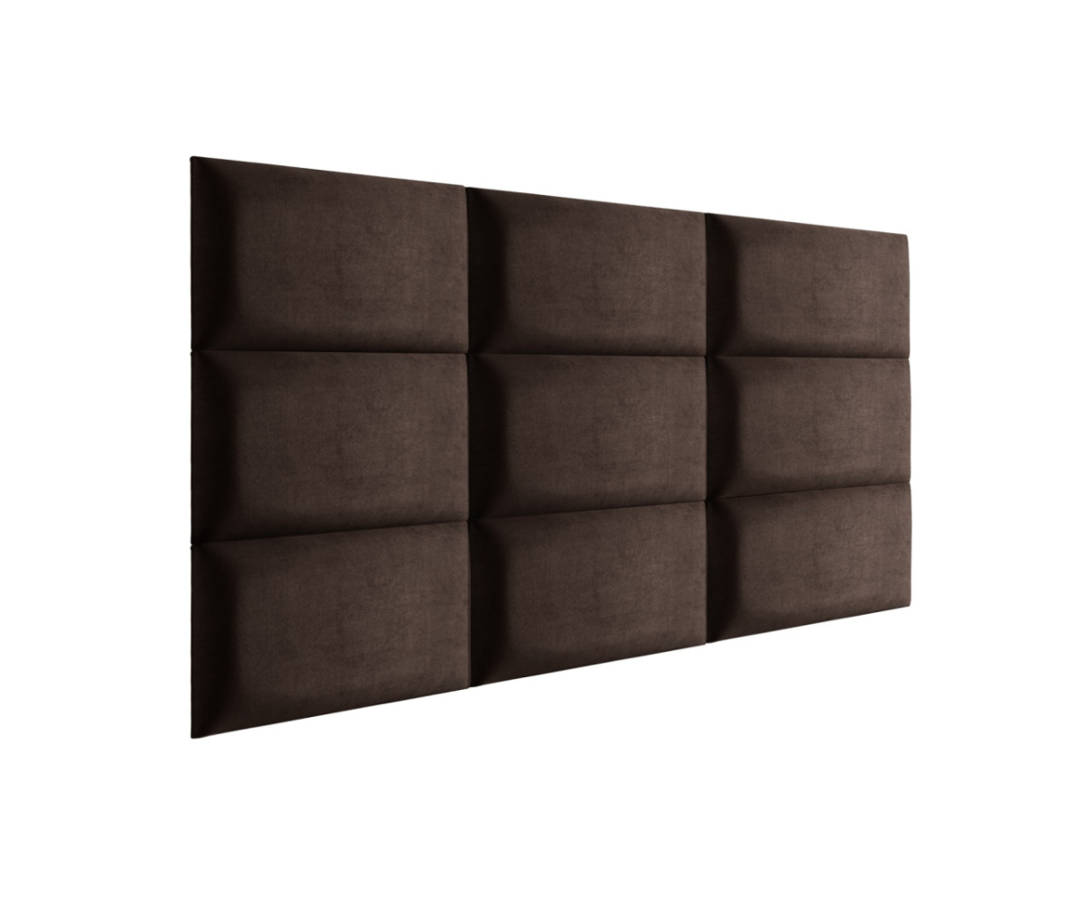 Čalouněný panel Jasmine 28 30x50cm hnědý