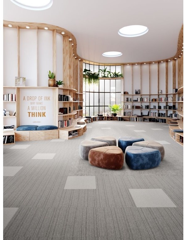 Rudiments kobercové čtverce Jute 975