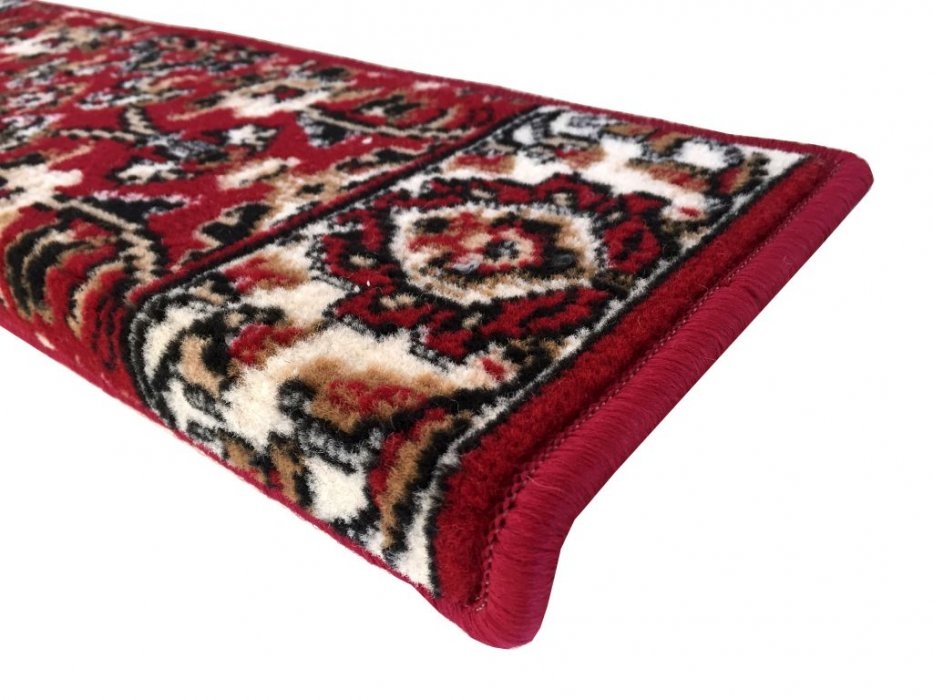 Nášlap na schody Practica obdelník 24x67cm červený