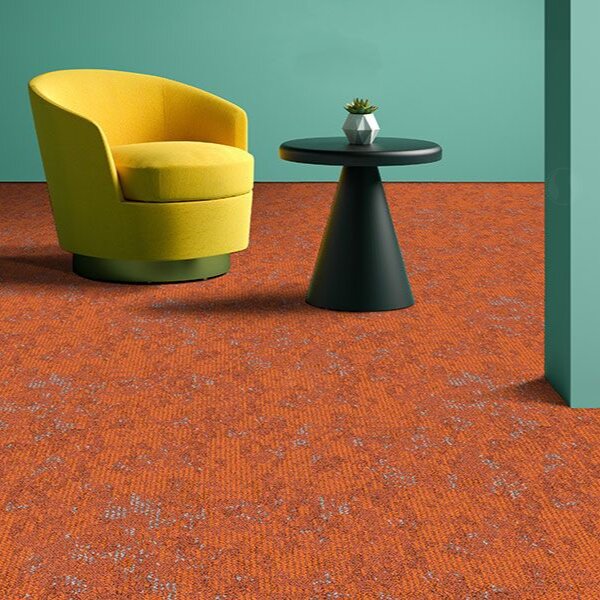 Pevanha kobercové čtverce Cloud 9622 oranžová