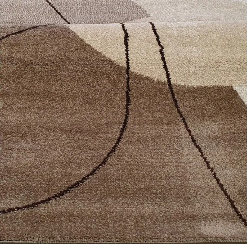 Kusový koberec Achat 550 Dark Beige - beige