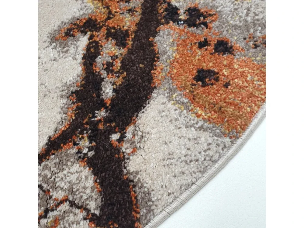 Kusový koberec Achat 013-34 160cm kruh béžový