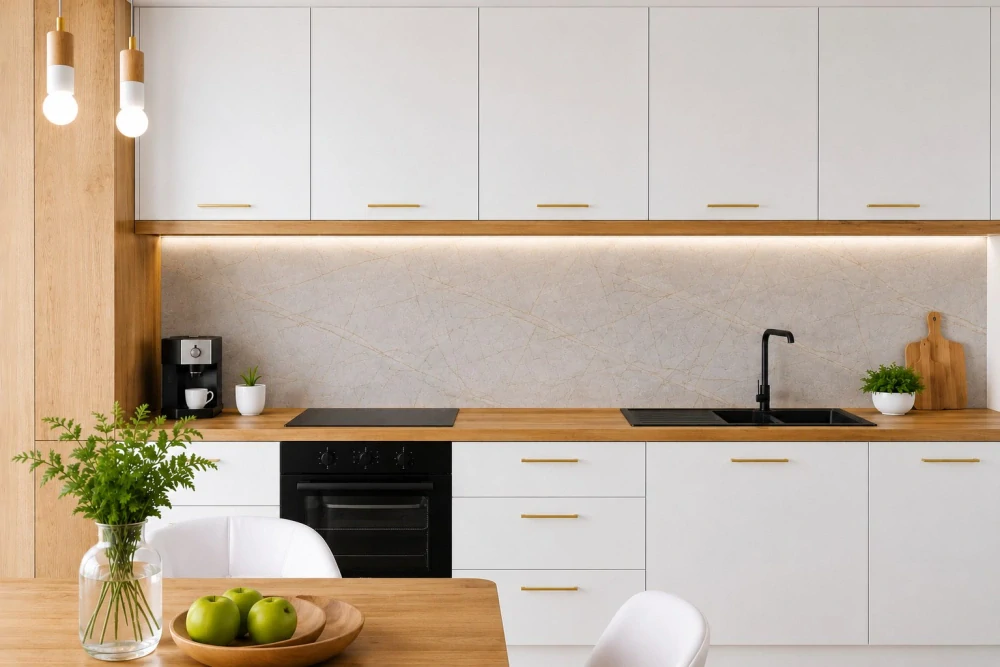 Kuchyňský panel Termoplast Caspian Gold 3000x600mm
