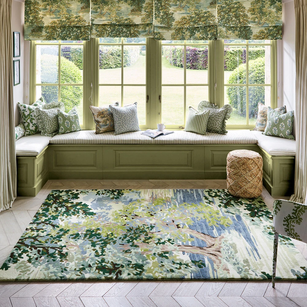 Sanderson Ancient Canopy forest green 146708 200x280cm