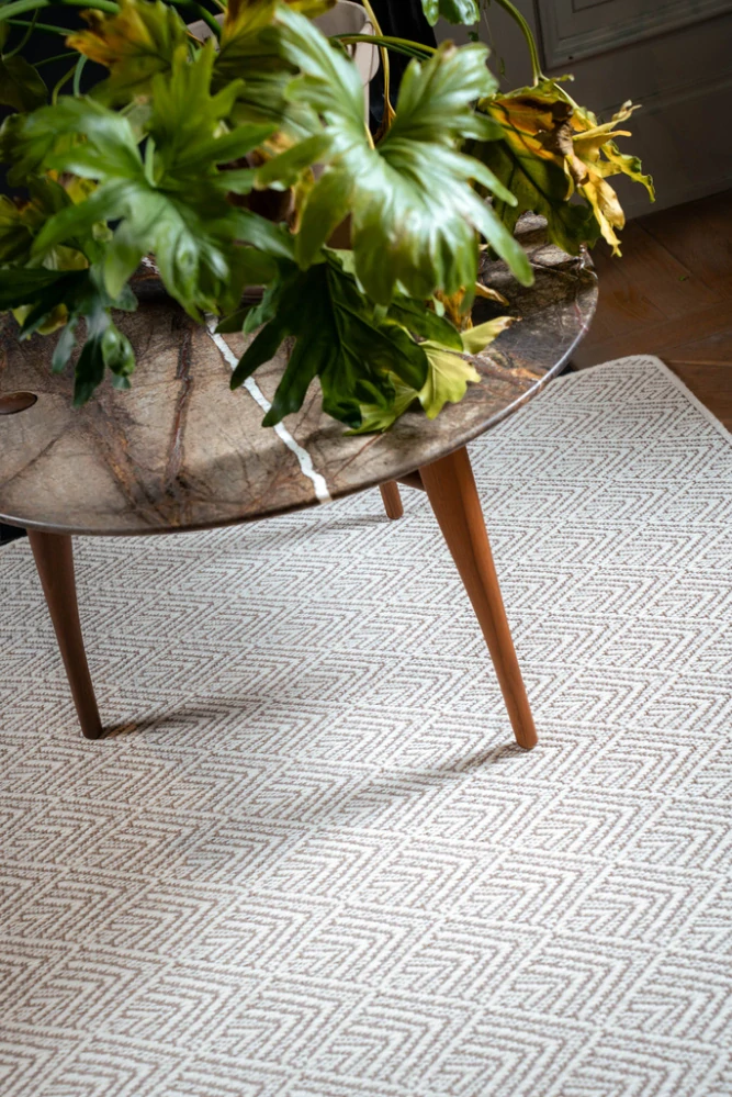 Venkovní metrážový koberec Extor Maxima WB 103 š.2m béžovo hnědý