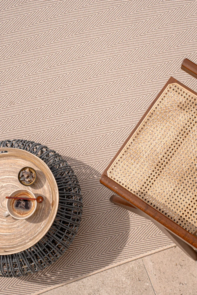 Venkovní metrážový koberec Extor Victoria B 203 hnědý