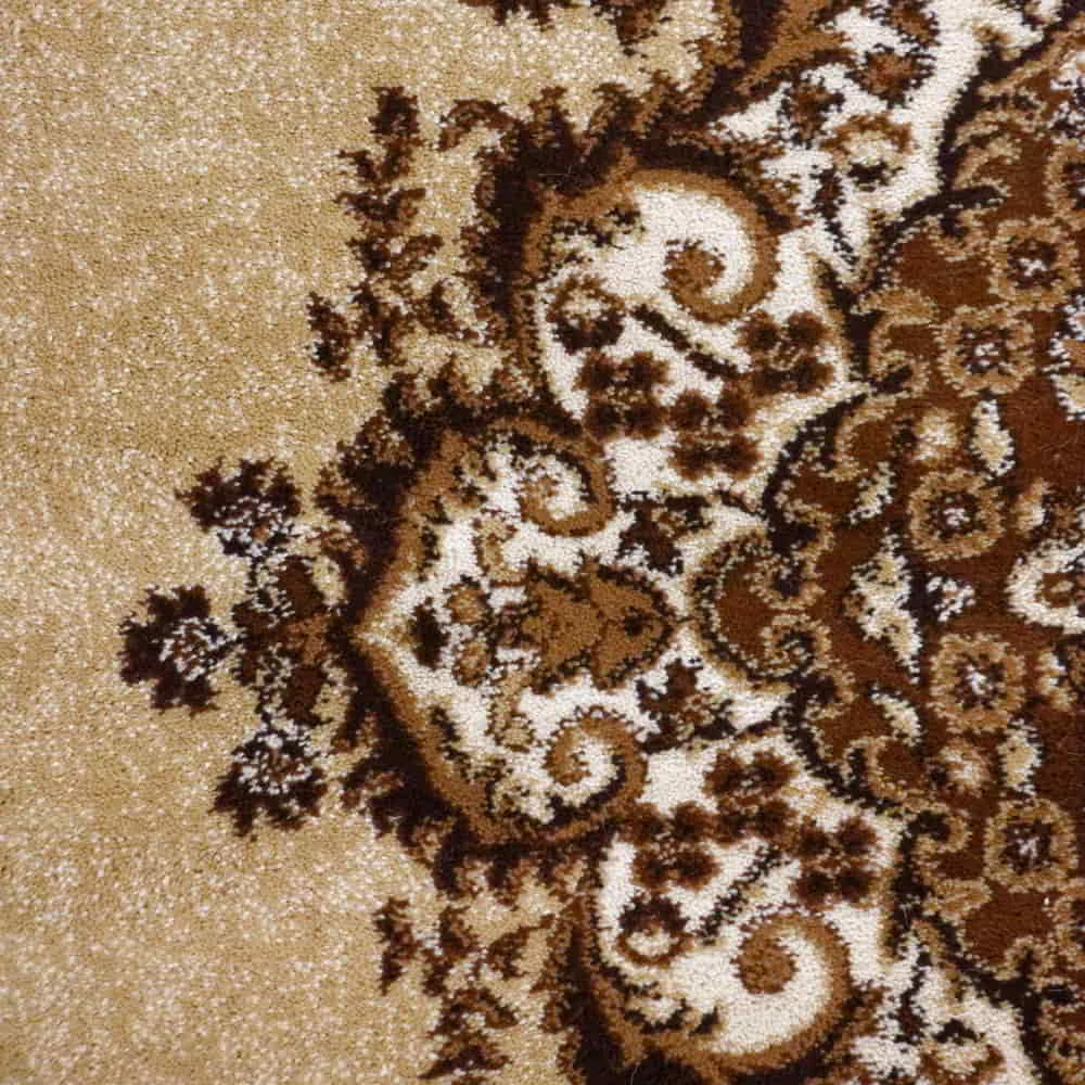 Koberec Medailon kruh 6985A beige/cream