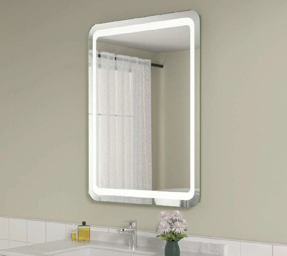 LED koupelnové zrcadlo VISIONAL PANDORA 80 × 60 cm, CCT 2700–6500