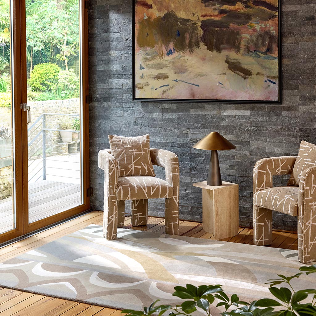 Kusový koberec Harlequin Atelier Pebble 140801 – 140x200cm vlněný, béžovo-šedý