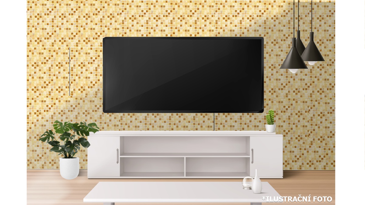3D obkladový omyvatelný panel PVC Mozaika Luxor (480 x 955 mm)