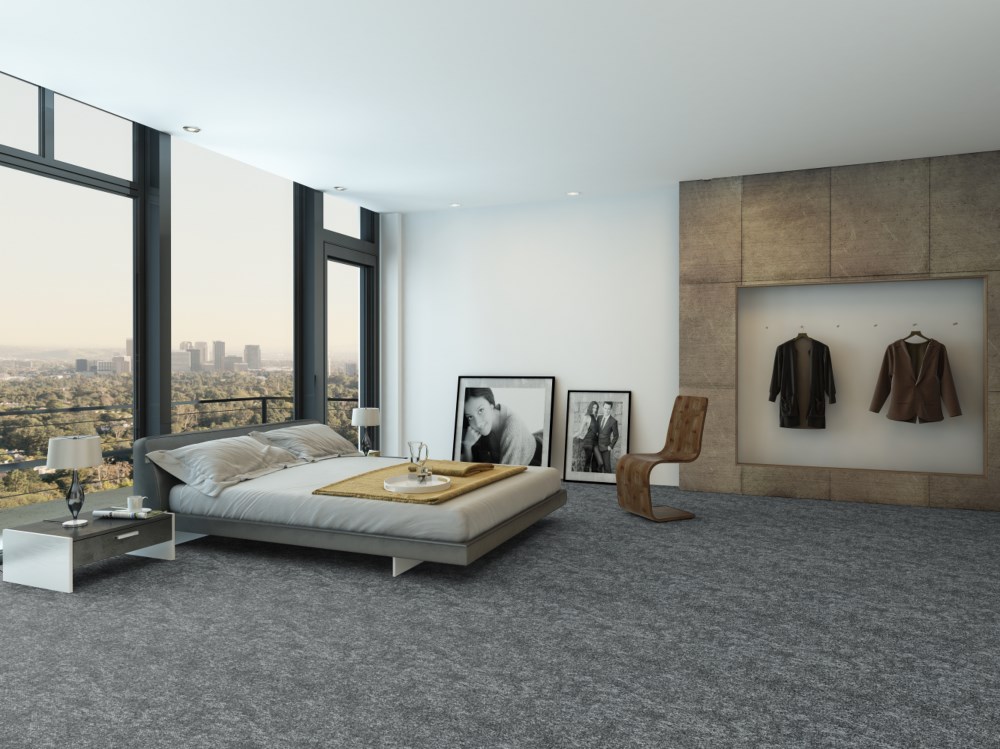 Pevanha kobercové čtverce Merida 6178 tmavě šedá