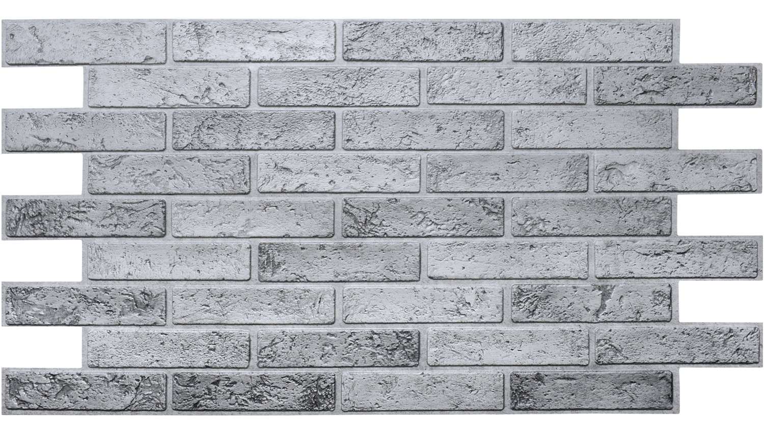 3D obkladový omyvatelný panel PVC Cihla tmavě šedá (499 x 962 mm)