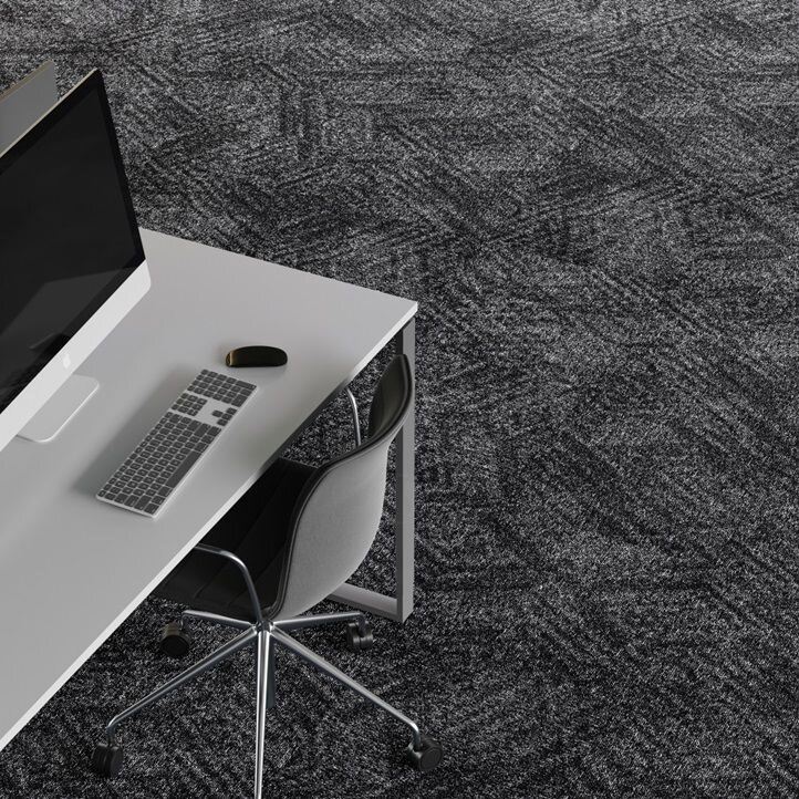 Contour kobercové čtverce VIEW 989 černá