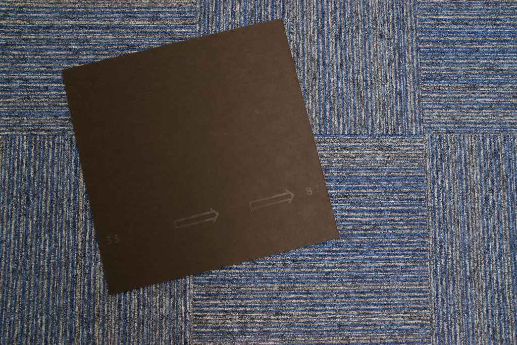 Kobercové čtverce Tapibel Coral lines 60360 šedo-modrý