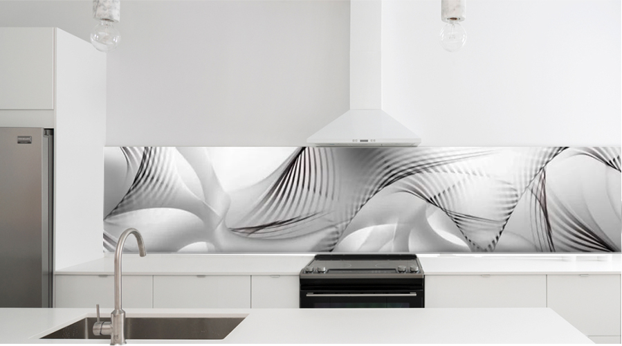 Kuchyňský panel ABS plast Illusion of shape 3000x600mm 1,5mm