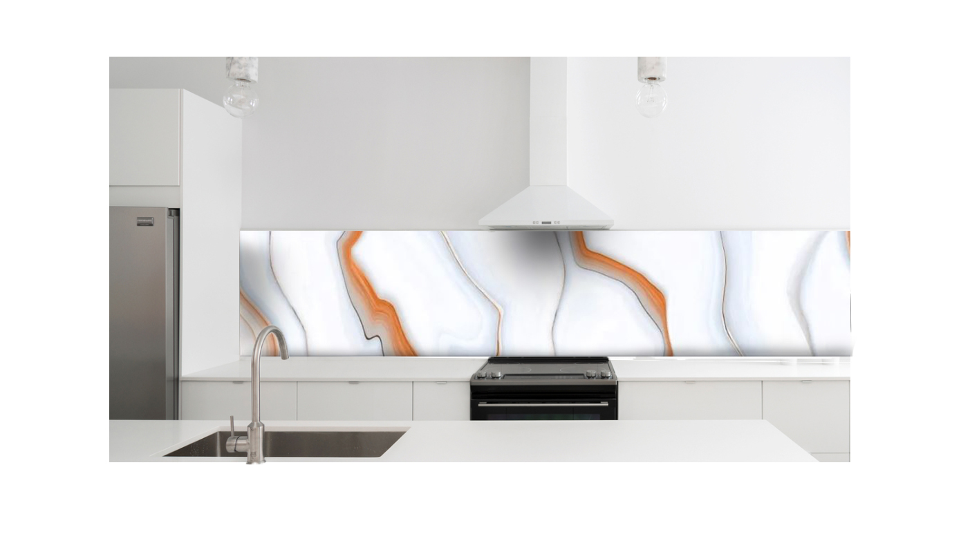 Kuchyňský panel ABS plast Bianco Marble 3000x600mm 1,5mm