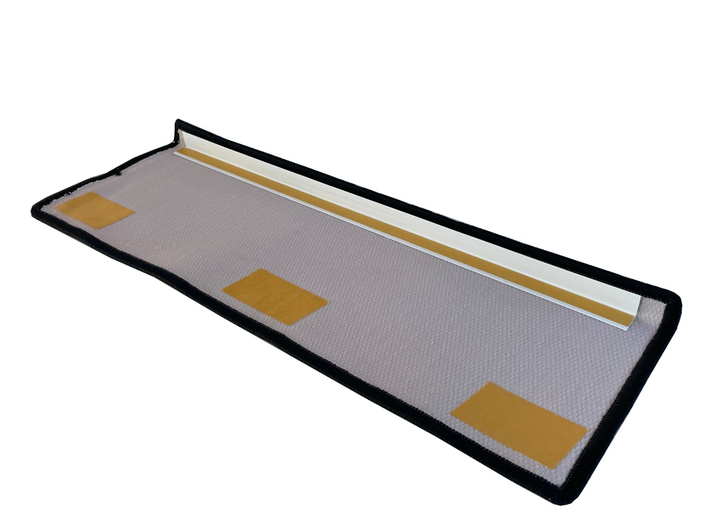 Nášlap na schody Geneve obdelník šedý