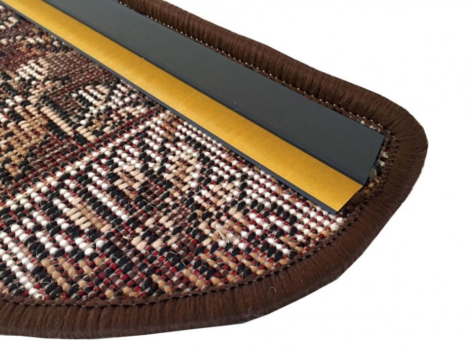 Nášlap na schody Practica 24x65cm hnědý