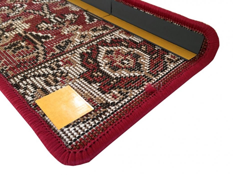Nášlap na schody Practica obdelník 24x67cm červený