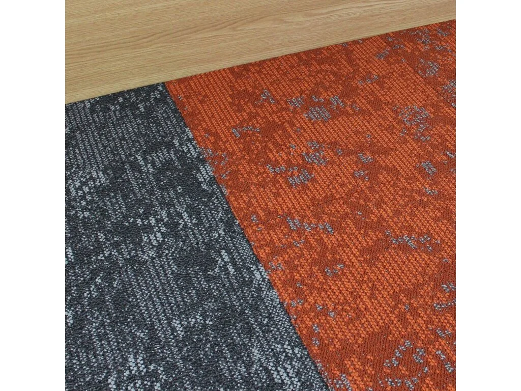 Pevanha kobercové čtverce Cloud 9622 oranžová