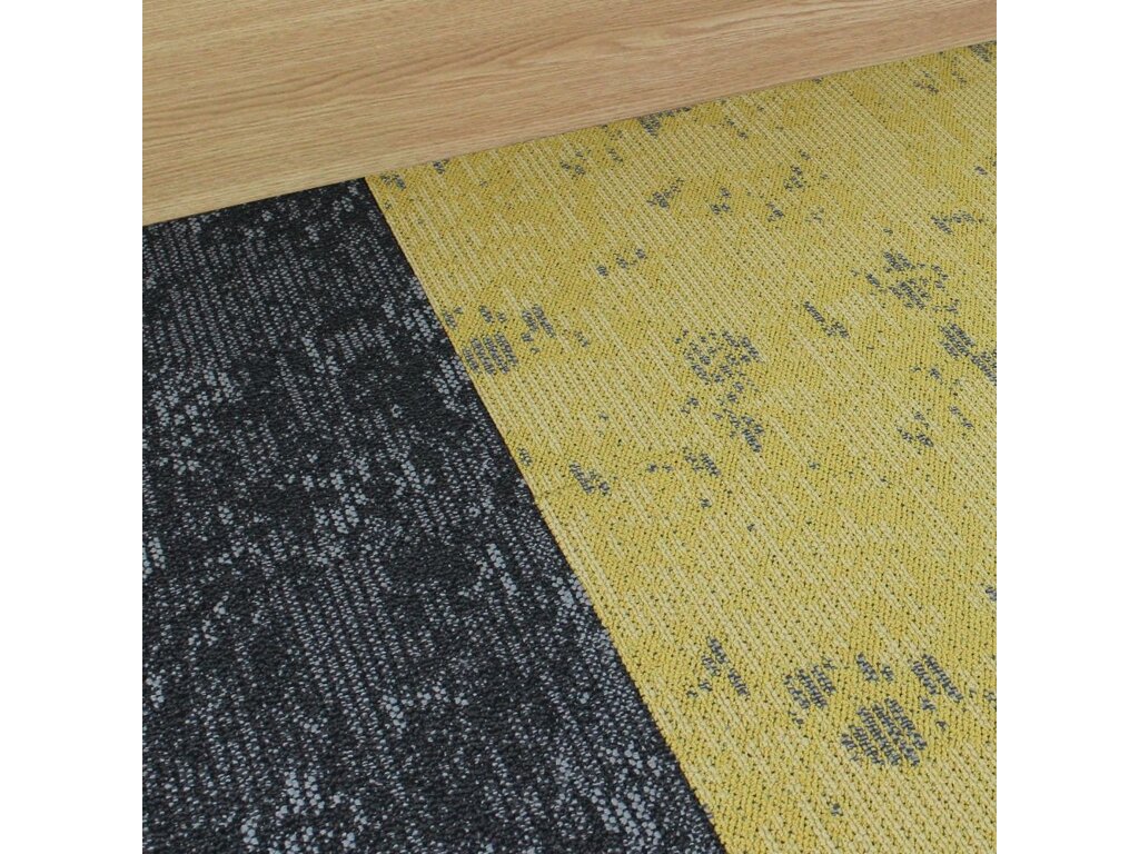 Pevanha kobercové čtverce Cloud 9633 žlutá