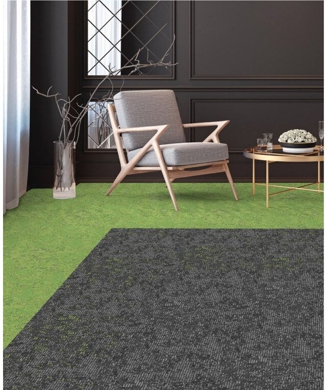 Pevanha kobercové čtverce Cloud 9665 zelená