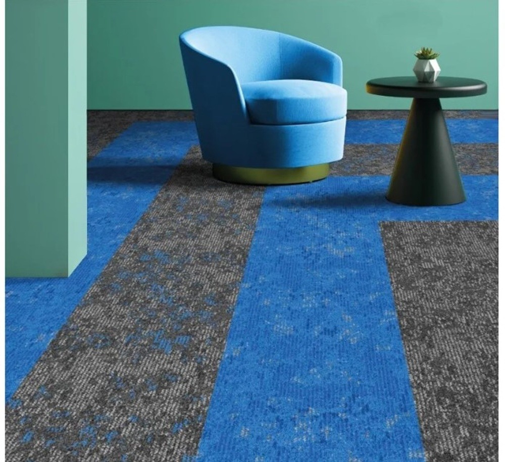 Pevanha kobercové čtverce Cloud 9655 modrá