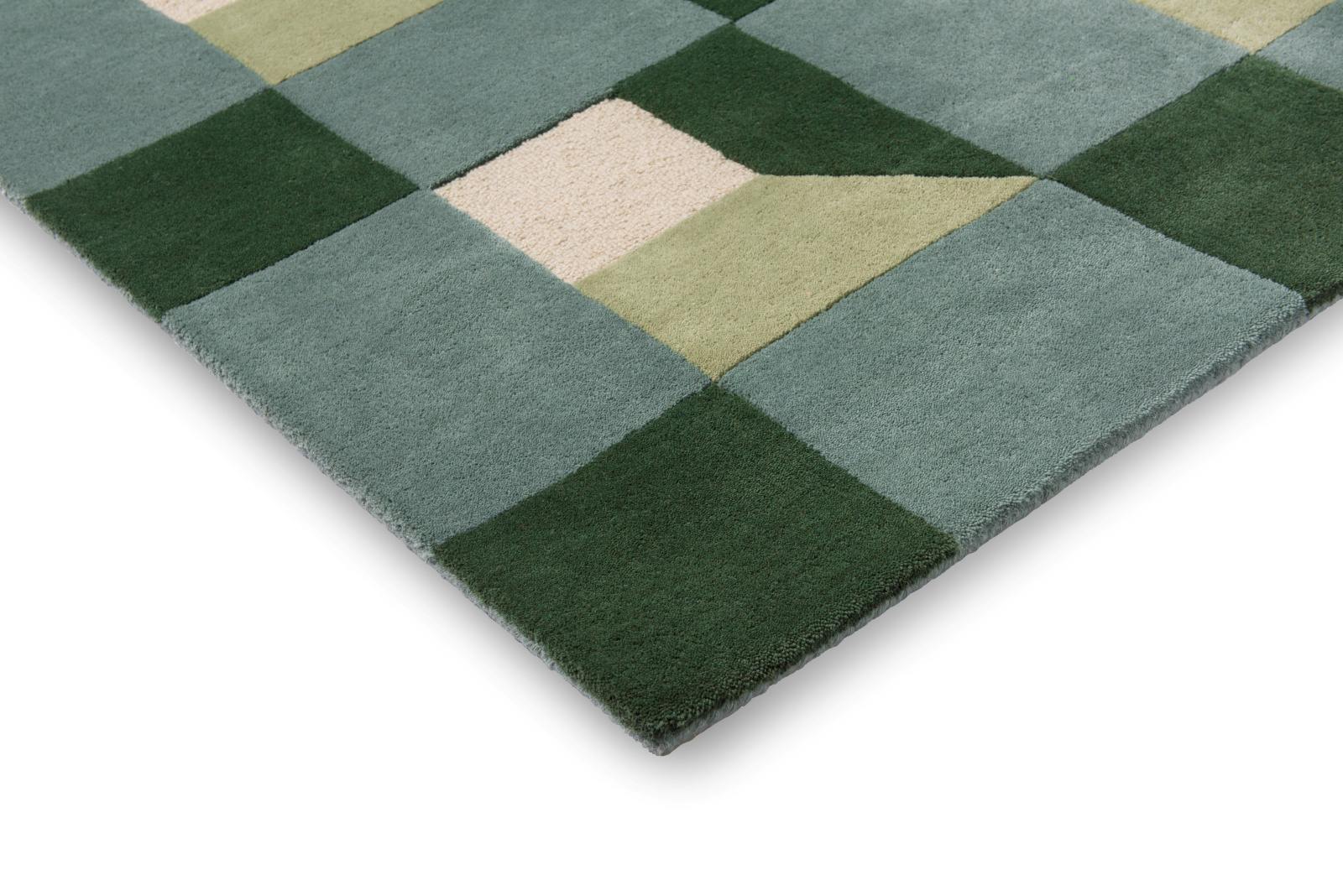 Brink&Campman Harlequin Blocks fern 141907 140x200cm green