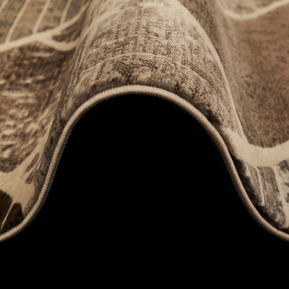 Jutex kusový koberec Arte 15100 C10 140x200cm hnědá