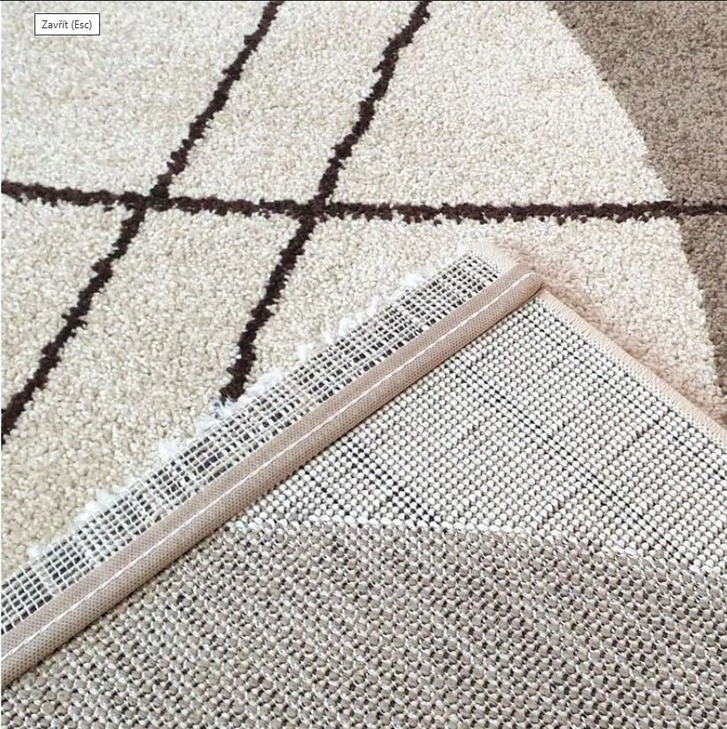 Kusový koberec Achat 550 Dark Beige - beige