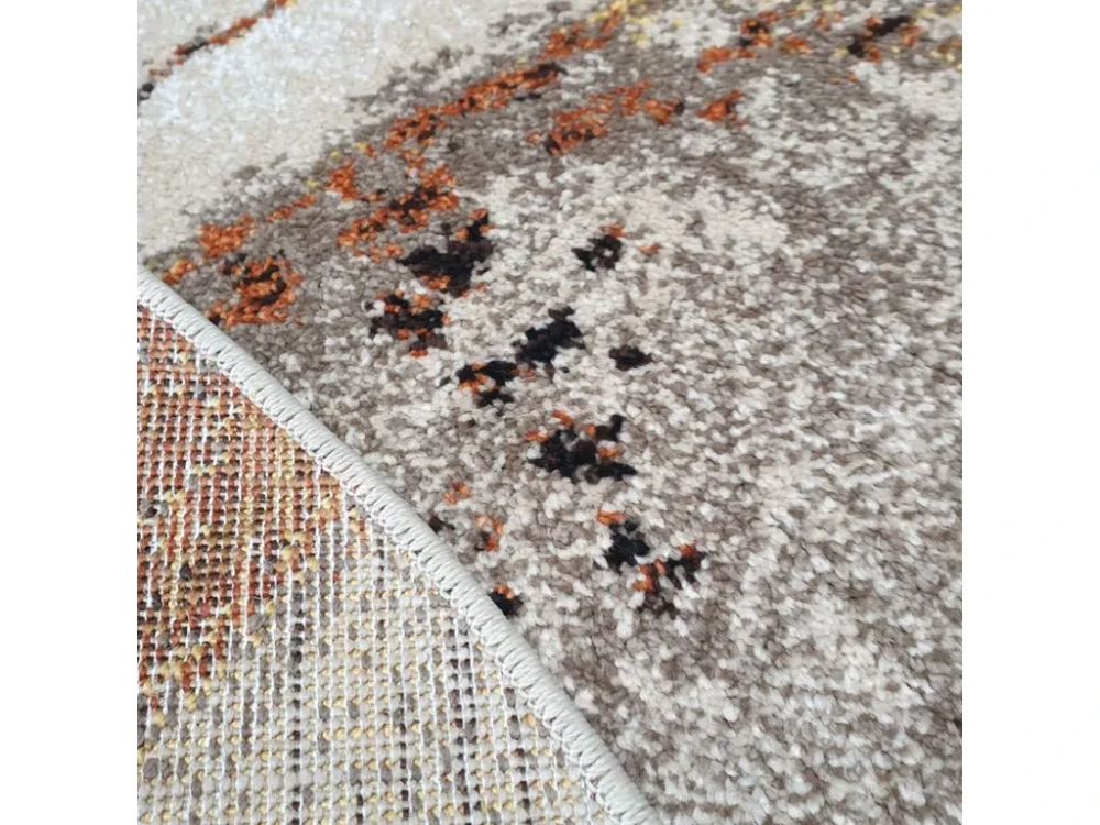 Kusový koberec Achat 013-34 160cm kruh béžový