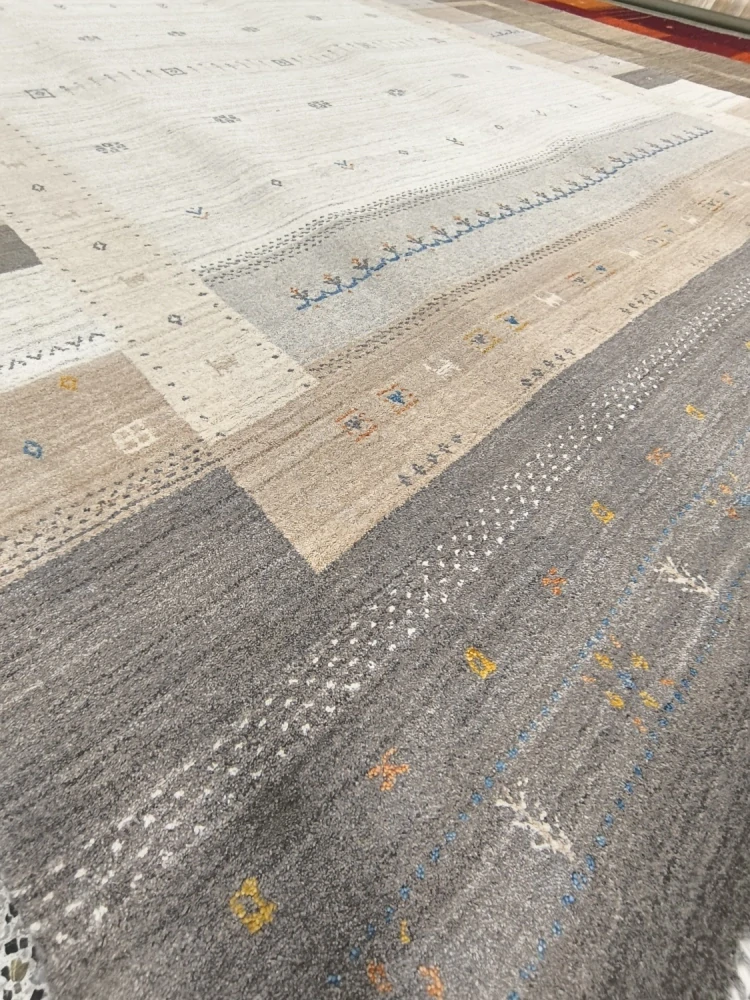 Ručně tkaný vlněný koberec Traditionell Harvey 240x340cm – severský vzor 100% střižní vlna