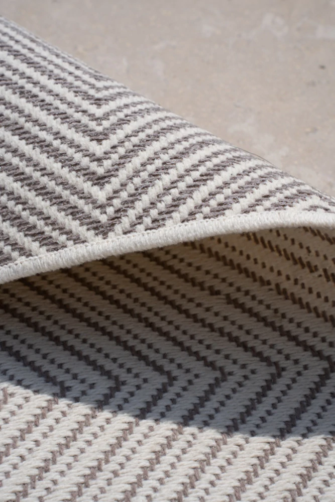 Venkovní metrážový koberec Extor Matilda WB 103 šíře 4m béžovo hnědý